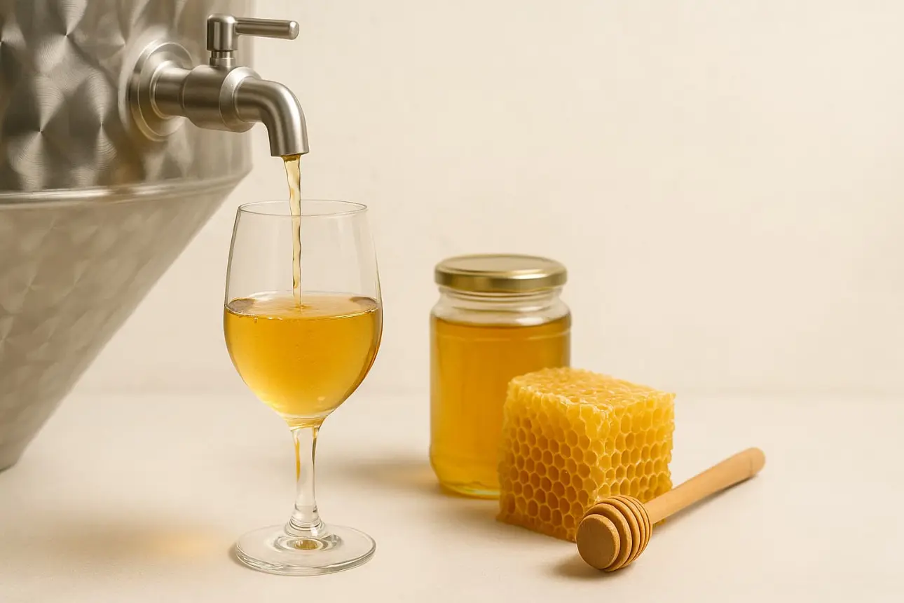Met & Honigwein Herstellung