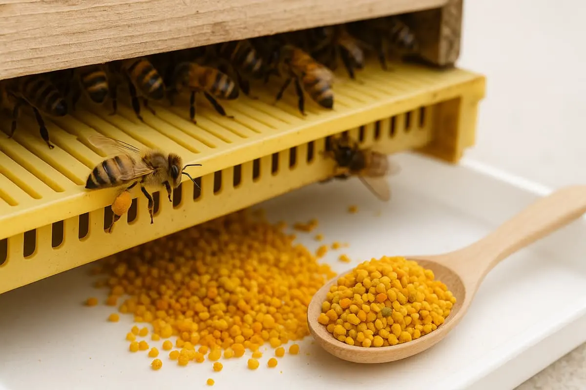 Wie wird Blütenpollen gewonnen?