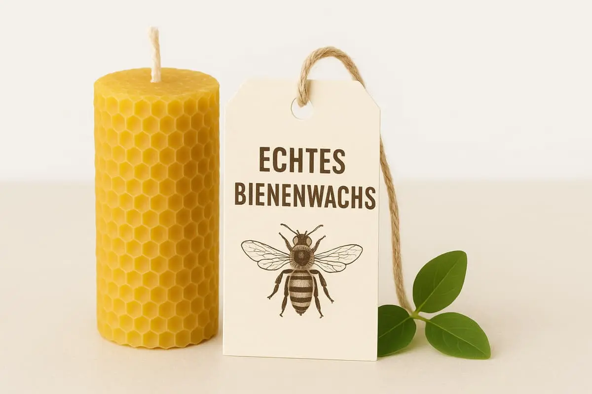 Woran erkenne ich echte Bienenwachskerzen?