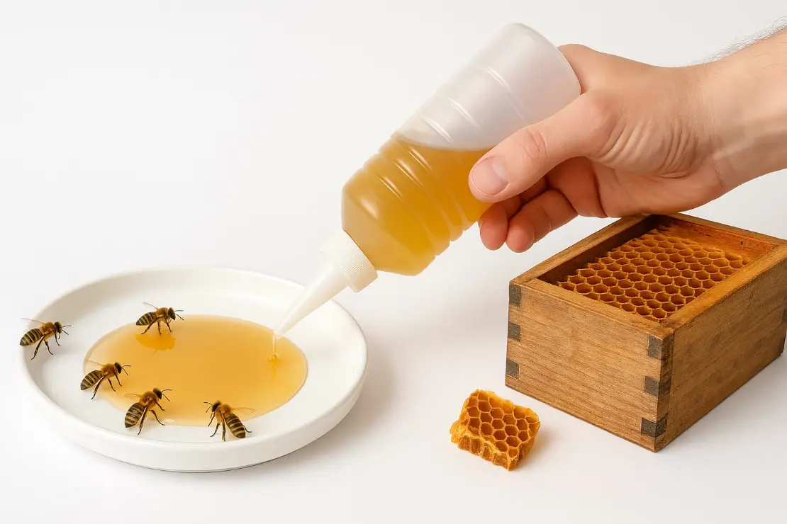 Wie kann man Bienen am besten füttern?