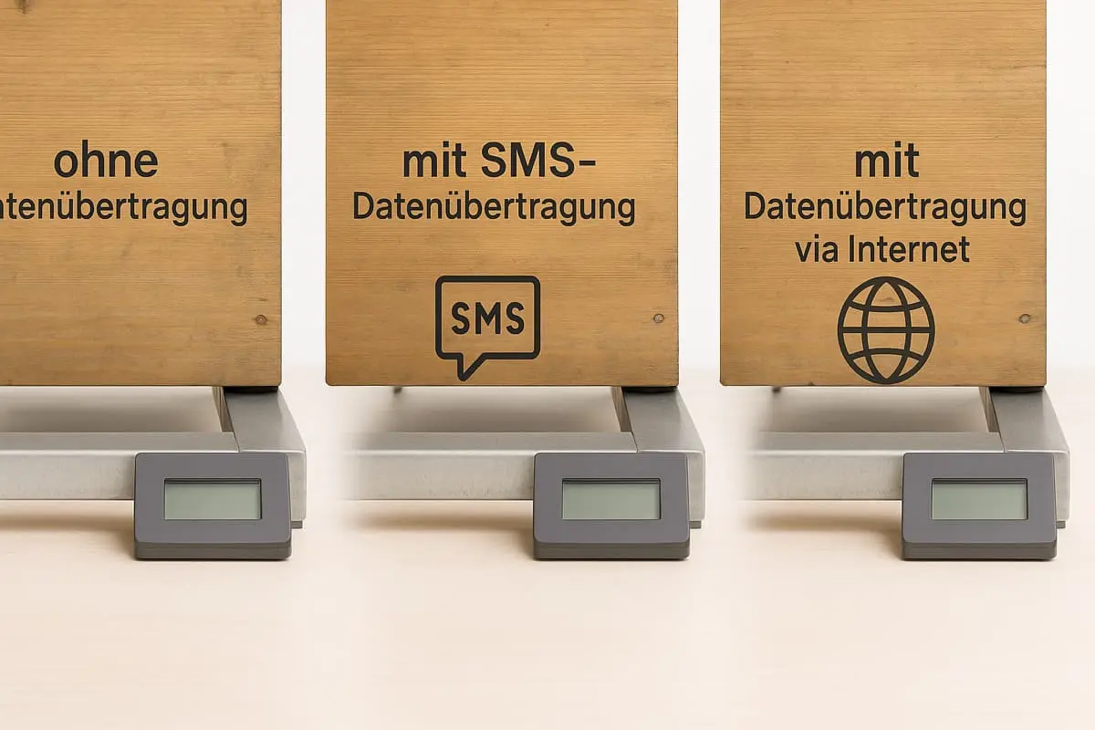Welche Datenübertragung hat eine Stockwaage?