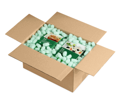 Bio Verpackungsflocken Füllmaterial