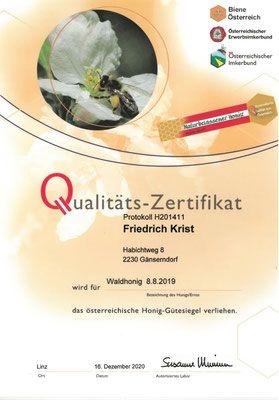 Bio-Imkerei Blütenstaub Zertifikat Qualitätshonig