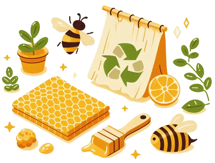 Bienenwachstücher: Der Umwelt zu Liebe! Nachhaltigkeit und Zero Wast mit Bienenwachstücher aus der Region