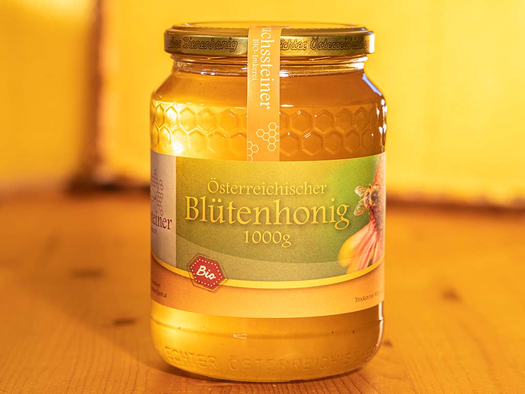 Bio Blütenhonig 1.000g von Bio-Imkerei Fuchssteiner