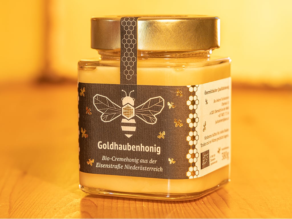 Bio Goldhaubenhonig 380g von Bio-Imkerei Fuchssteiner