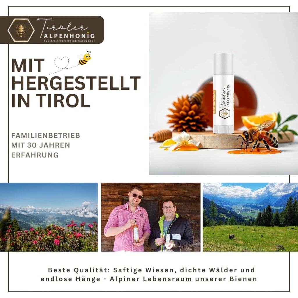 Lippenpflege Manuka 6g von Tiroler Alpenhonig