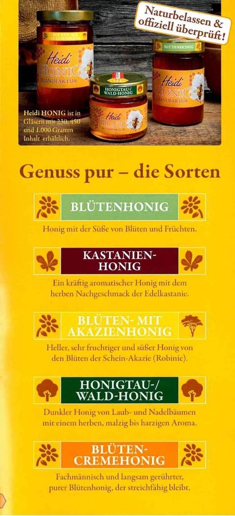 Blütenhonig 450g von Heidi-Honig