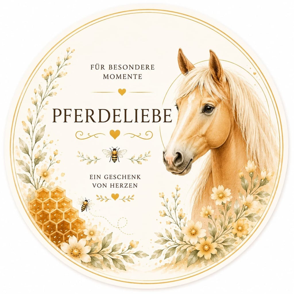 Teelicht Pferdeliebe 7 Teelichter von Imkerei Herndl