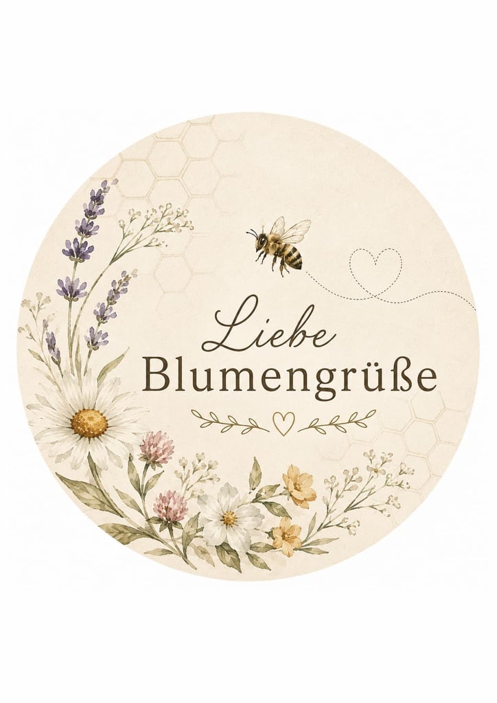 Teelicht Blumengrüße 7 Teelichter von Imkerei Herndl 