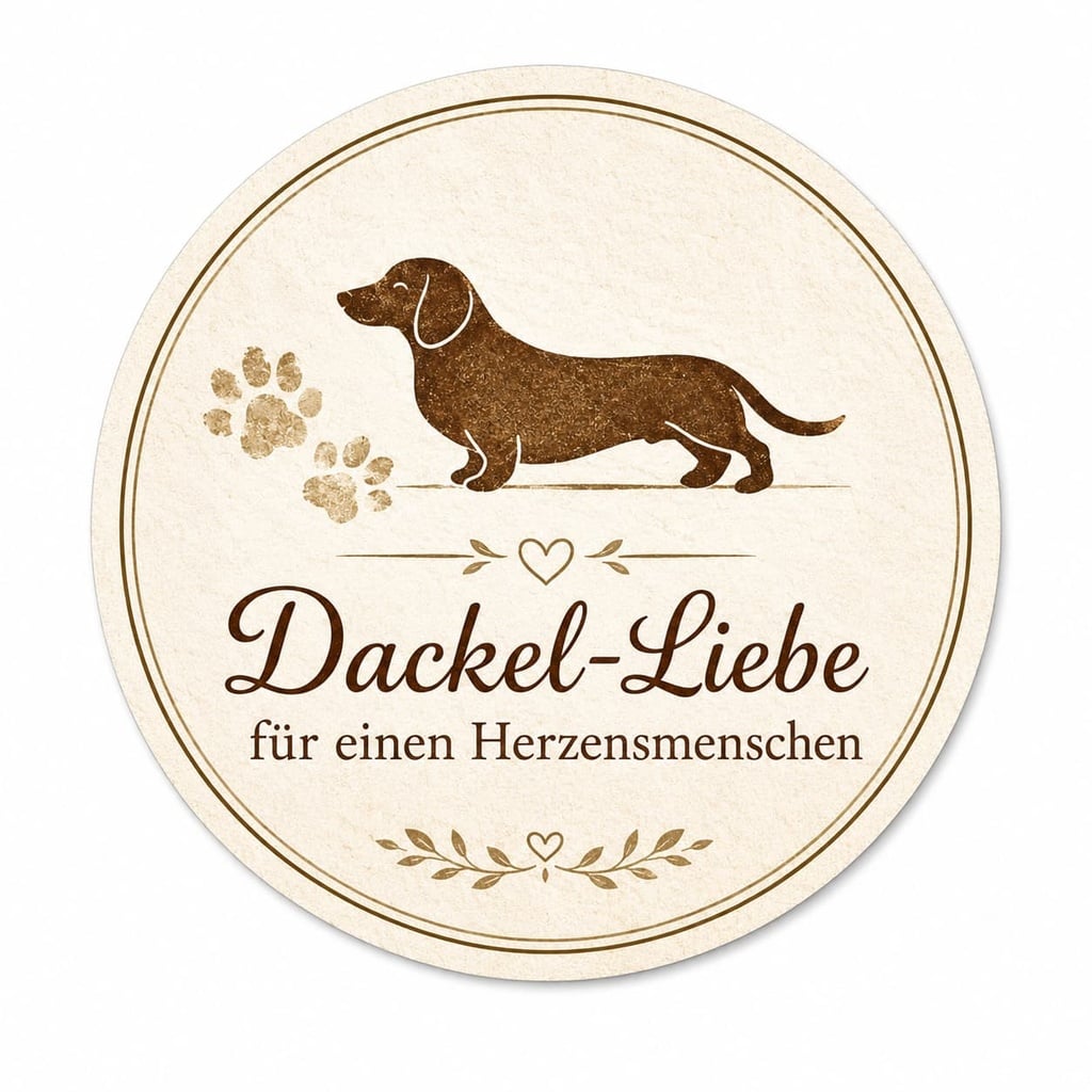 Teelicht Dackel & Pfote 7 Teelichter von Imkerei Herndl