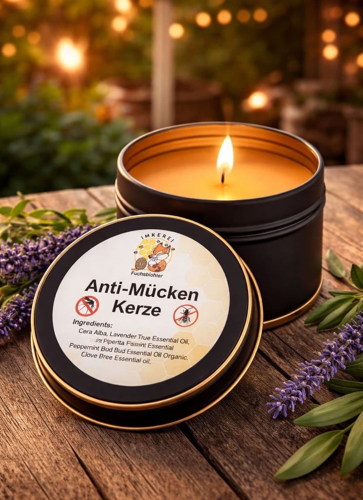 Anti-Mücken Kerze von Imkerei Fuchsbichler