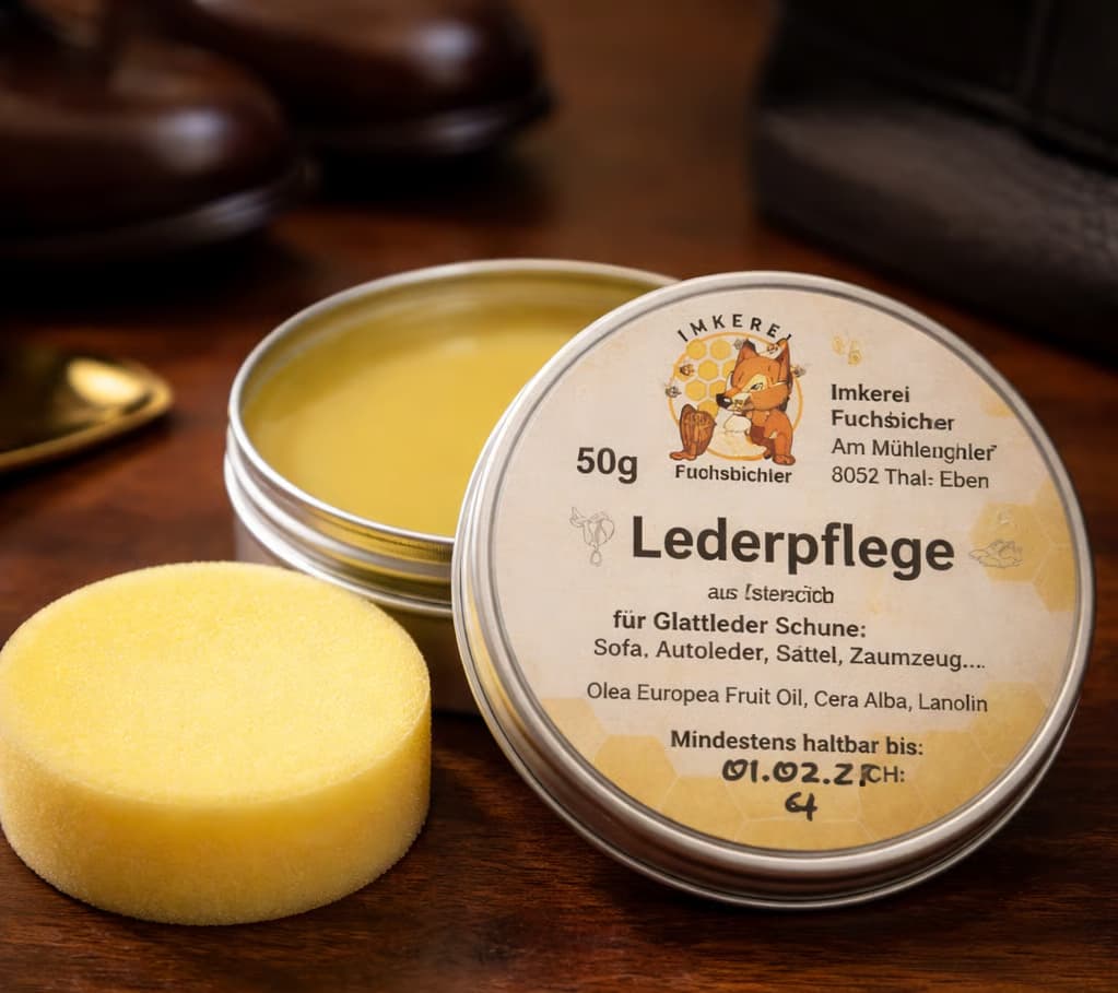 Lederpflege 50g von Imkerei Fuchsbichler