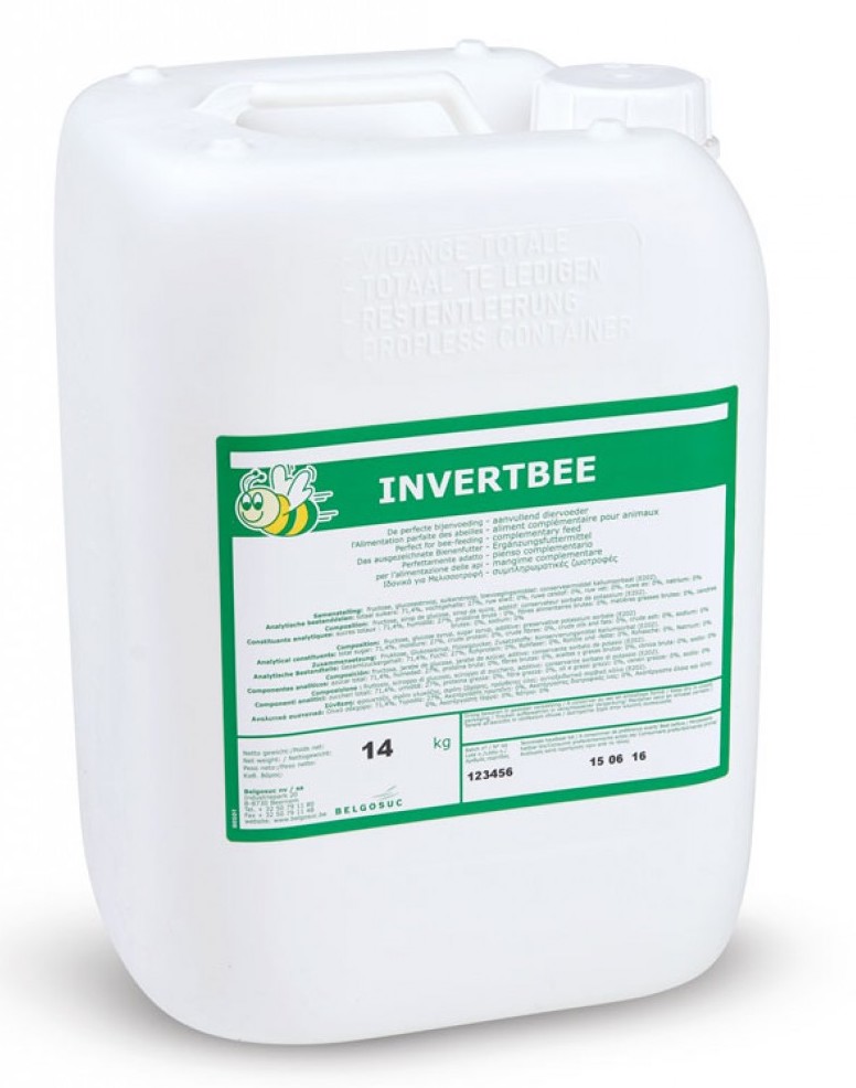 Invertbee 14kg invertierter Bienenfuttersirup von Belgosuc