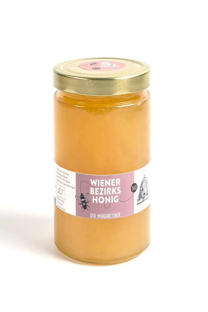 Wiener Bezirks Honig - 5. Bezirk Wien - Der Margareten 960g von Wiener Bezirksimkerei