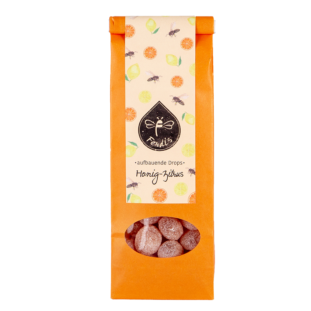 Honig-Zitrusdrops 100g von Ferdi’s Imkerei