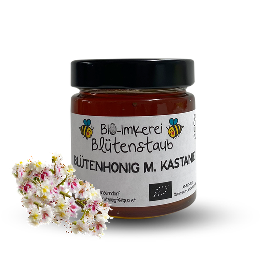 Bio Kastanienblütenhonig 250g von Bio-Imkerei Blütenstaub