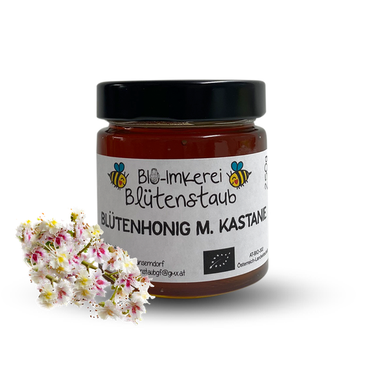 Bio Kastanienblütenhonig 250g von Bio-Imkerei Blütenstaub