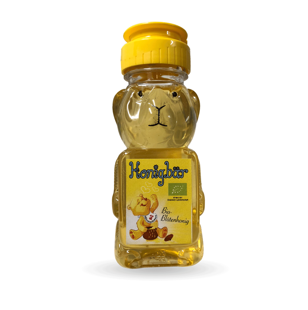 Bio Honigbär feinstem Bio-Blütenhonig 300g von Bio-Imkerei Blütenstaub