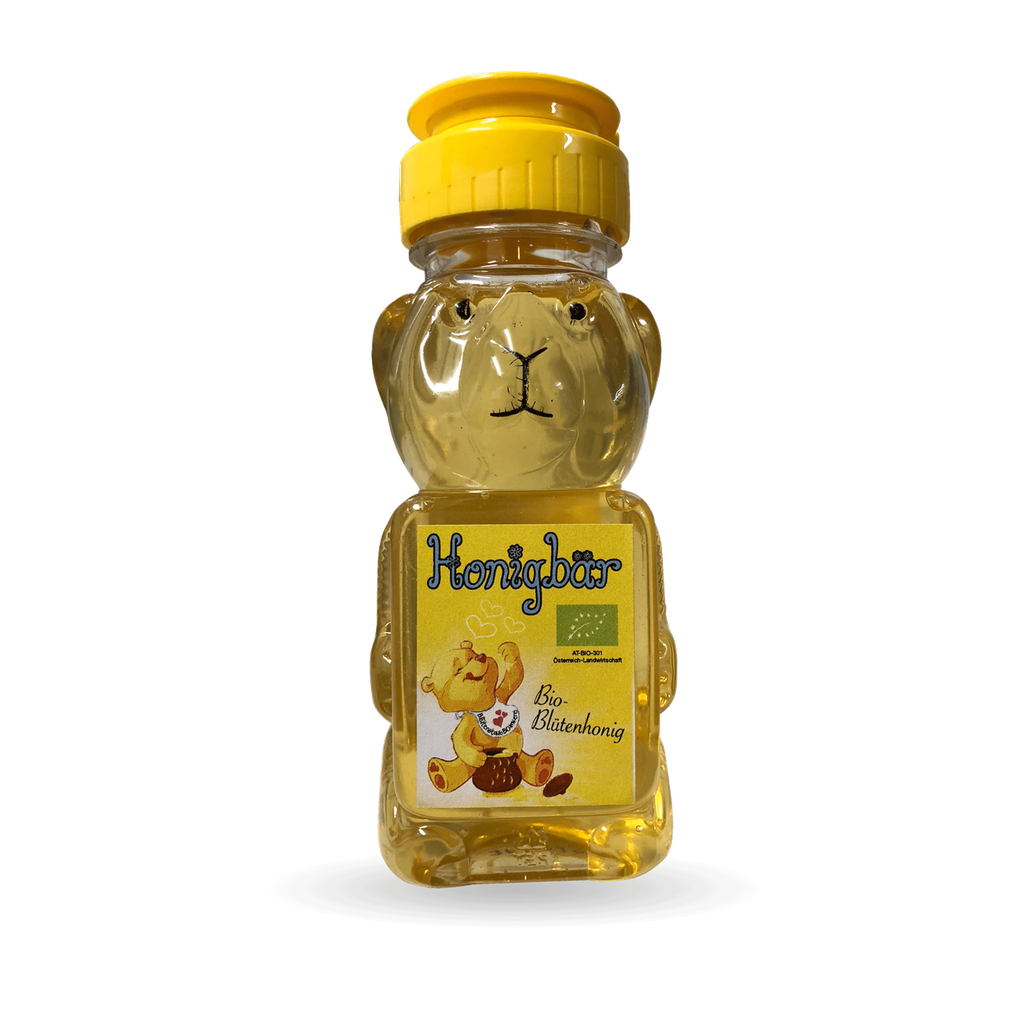 Bio Honigbär feinstem Bio-Blütenhonig 300g von Bio-Imkerei Blütenstaub