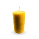 Bienenwachskerze gerollt 13cm von Bio-Imkerei Blütenstaub
