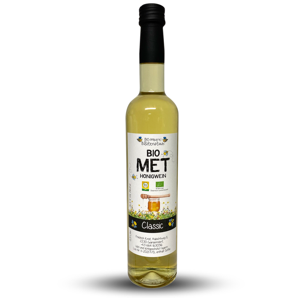 Bio Met Honigwein Classic 500ml von Bio-Imkerei Blütenstaub