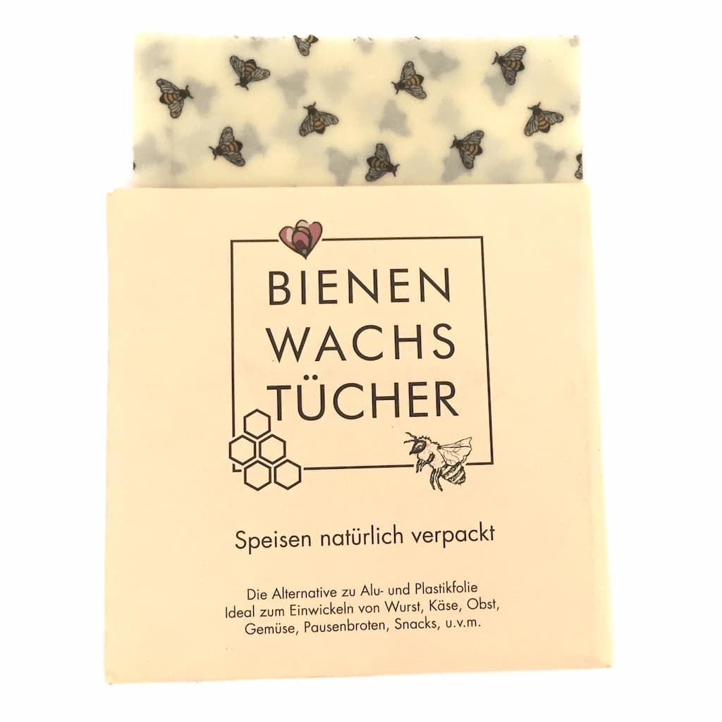 Bienenwachstuch Beutel klein Bienen von Integra Vorarlberg