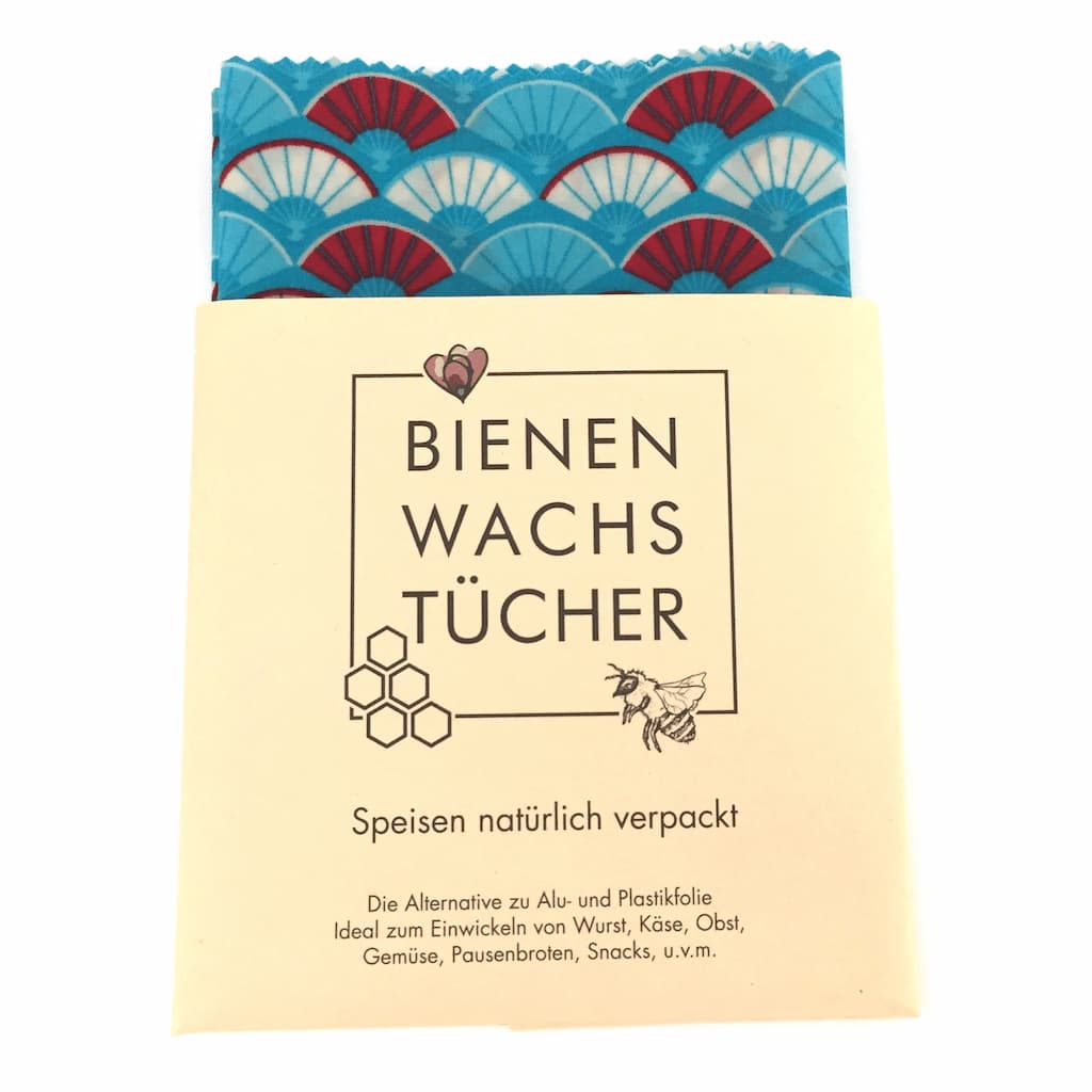 Bienenwachstuch Beutel groß Retro Style von Integra Vorarlberg