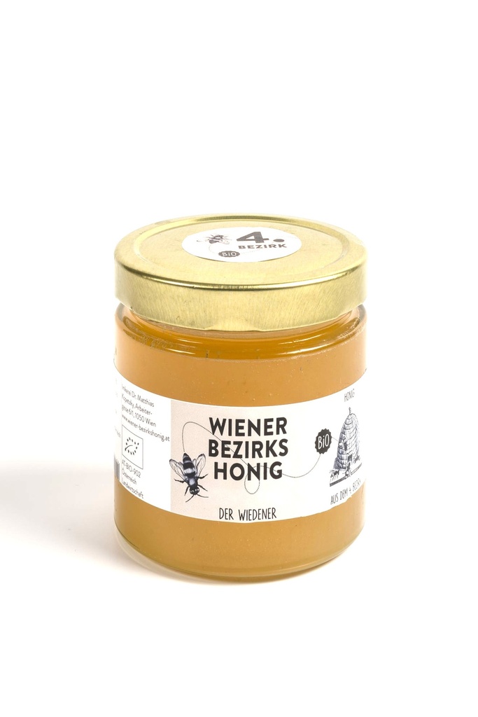 Wiener Bezirks Honig - 4. Bezirk Wien - Der Wiedener 480g von Wiener Bezirksimkerei