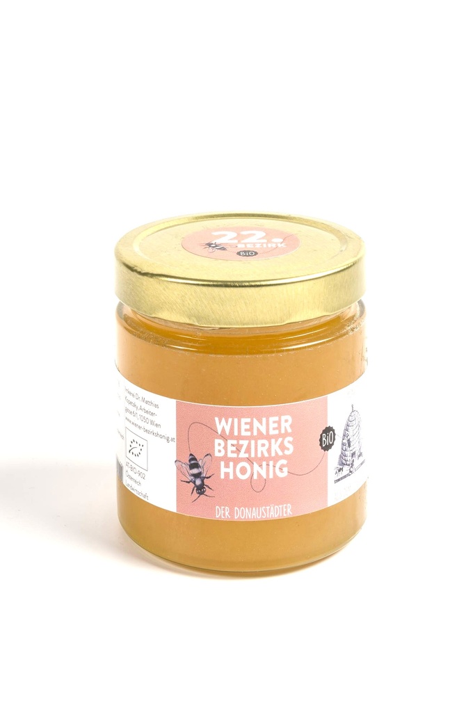 Wiener Bezirks Honig - 22. Bezirk Wien - Der Donaustädter 480g von Wiener Bezirksimkerei