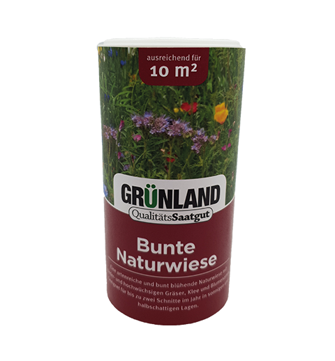 Blumenwiese "Bunte Naturwiese" 200g von Grünland Qualitätssaatgut