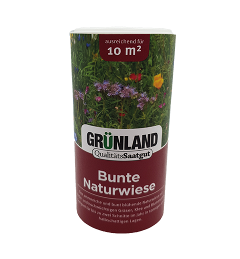 Blumenwiese "Bunte Naturwiese" 200g von Grünland Qualitätssaatgut