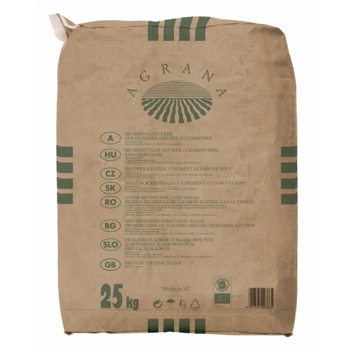 Bio Rübenzucker 25kg Sack aus Zuckerrüben von Agrana