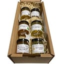 Geschenkbox Bio Honig 7er Set von Bio-Imkerei Blütenstaub