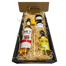 Geschenkbox Bio Bienenprodukte 6er Set von Bio-Imkerei Blütenstaub