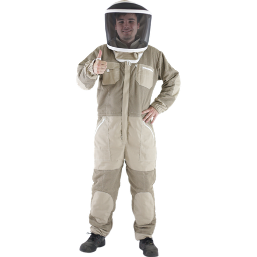 QWORK® XXL Imkeranzug, Bienen Schutzkleidung, Imkerjacke mit Schleier, für Professionelle Bienenbisse Verhindern