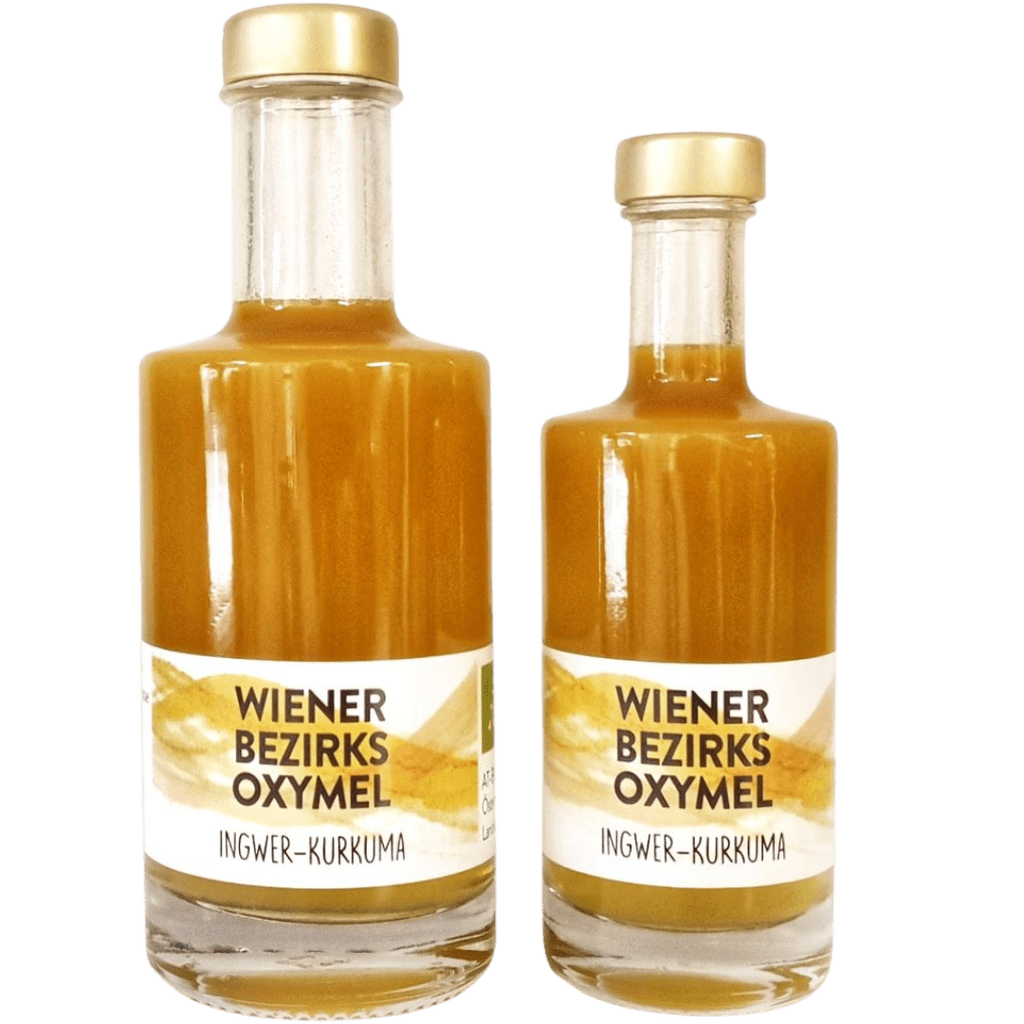 Wiener Bezirks Oxymel Ingwer-Kurkuma 200ml von Wiener Bezirksimkerei