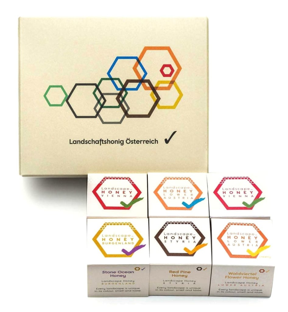 Landschaftshonig - Die große Vielfalt 6er-Set von Landschaftshonig Österreich