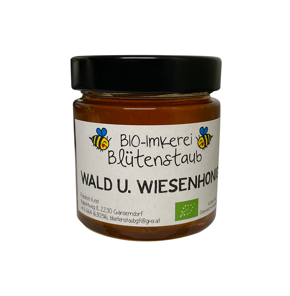 Bio Wald und Wiesenhonig 250g von Bio-Imkerei Blütenstaub
