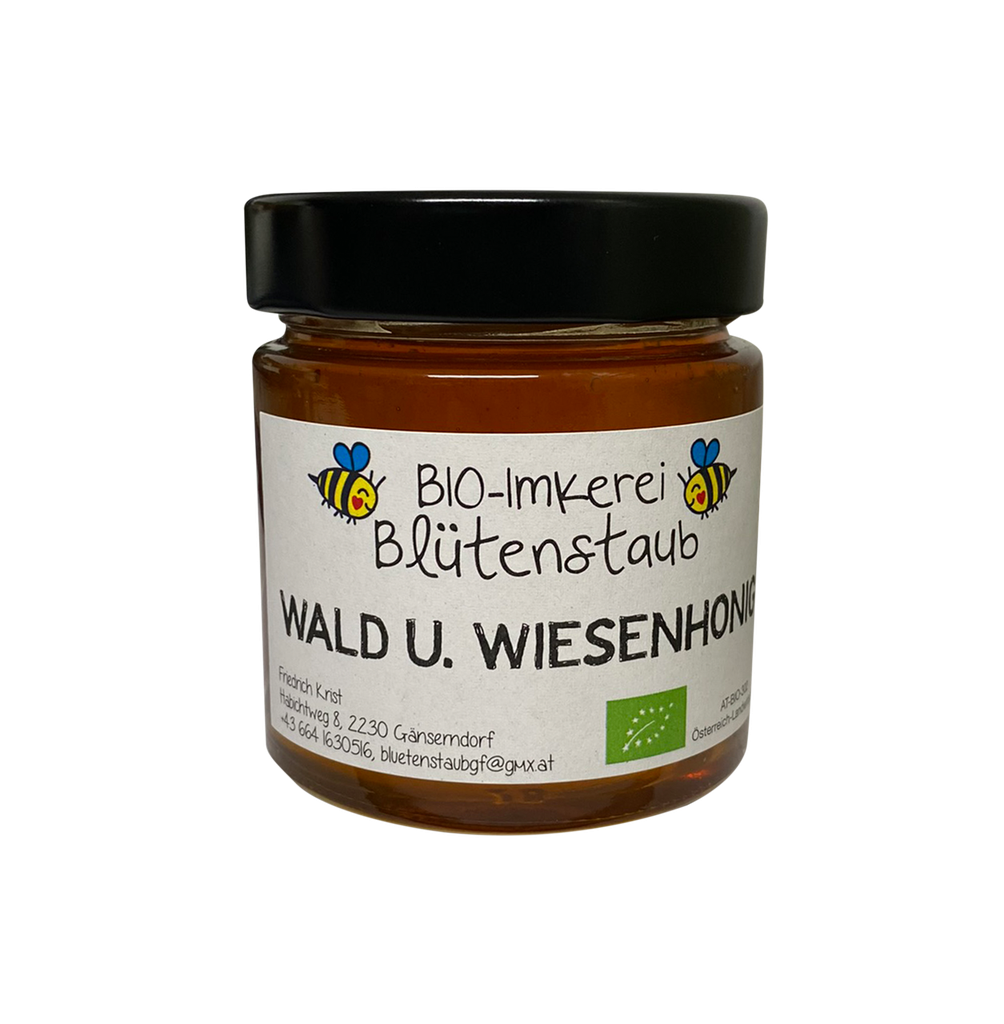 Bio Wald und Wiesenhonig 250g | Rund um die Biene