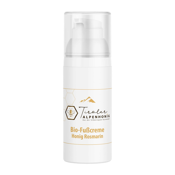 Fußcreme Honig Rosmarin 100ml von Tiroler Alpenhonig