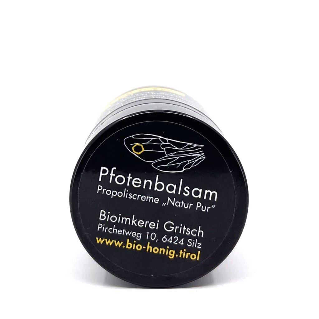 Pfotenbalsam Propoliscreme „Natur Pur“ 30ml von Bioimkerei Gritsch