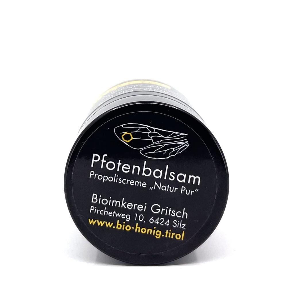 Pfotenbalsam Propoliscreme „Natur Pur“ 30ml von Bioimkerei Gritsch