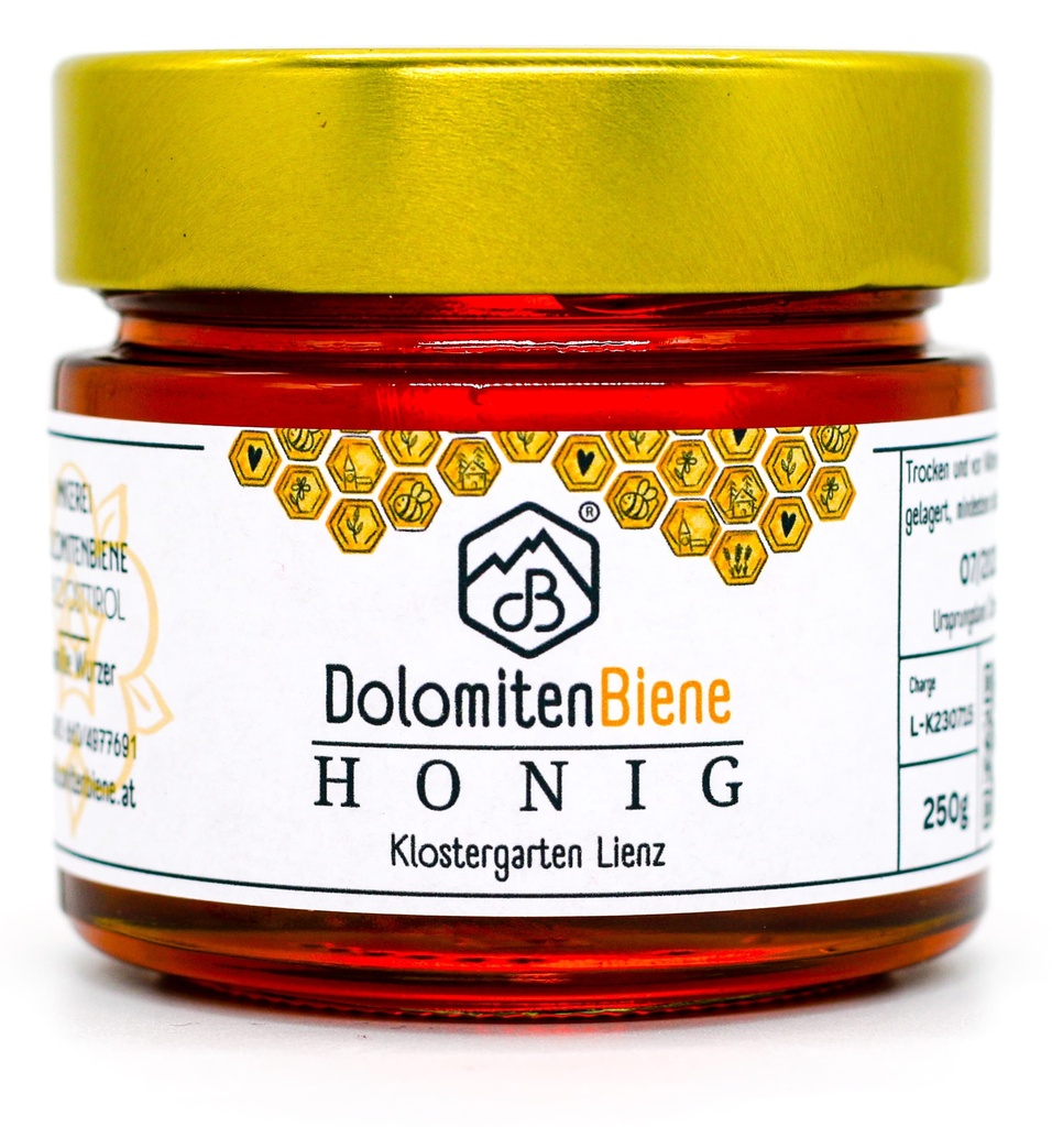 Osttiroler Honig "Klostergarten Lienz" 250g von Imkerei Dolomitenbiene