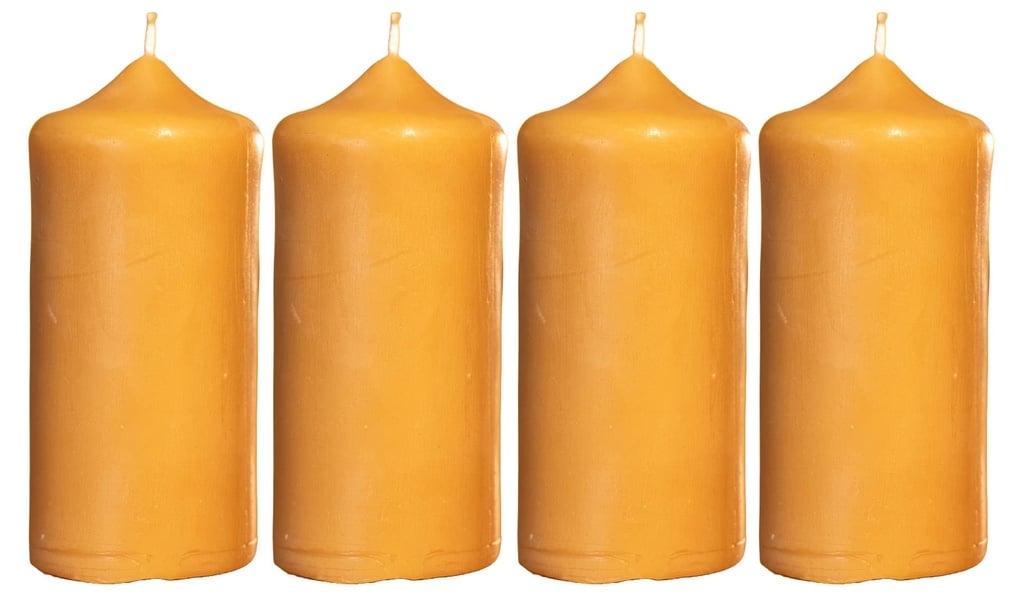 Bienenwachs Adventskranzkerzen Set klassisch von Bio-Imkerei Fuchssteiner