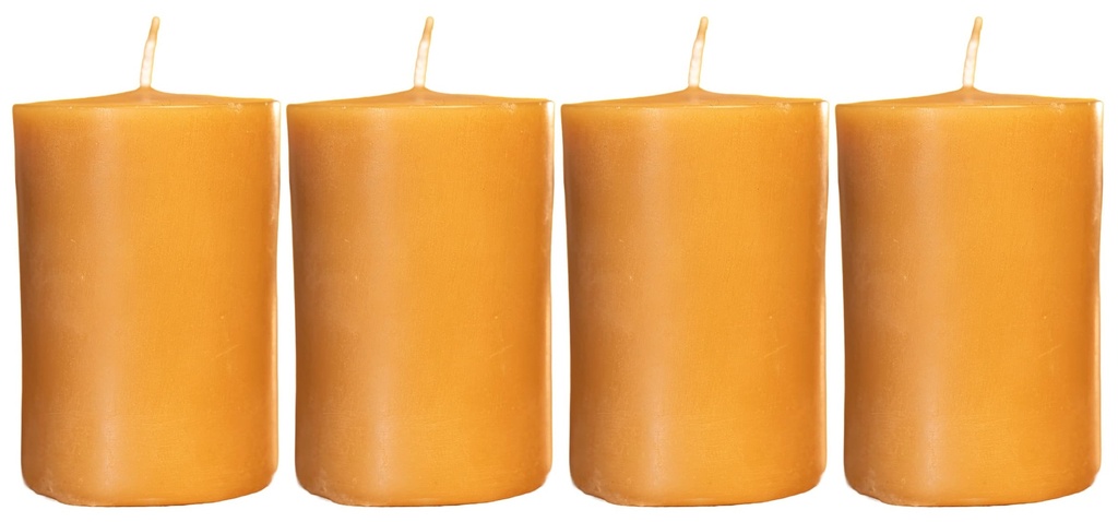 Bienenwachs Adventskranzkerzen Set modern von Bio-Imkerei Fuchssteiner