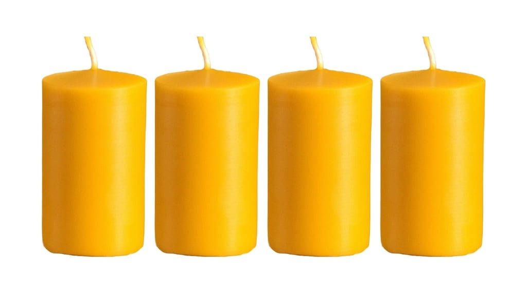 Bienenwachs Adventskranzkerzen Set Votivkerze von Bio-Imkerei Fuchssteiner