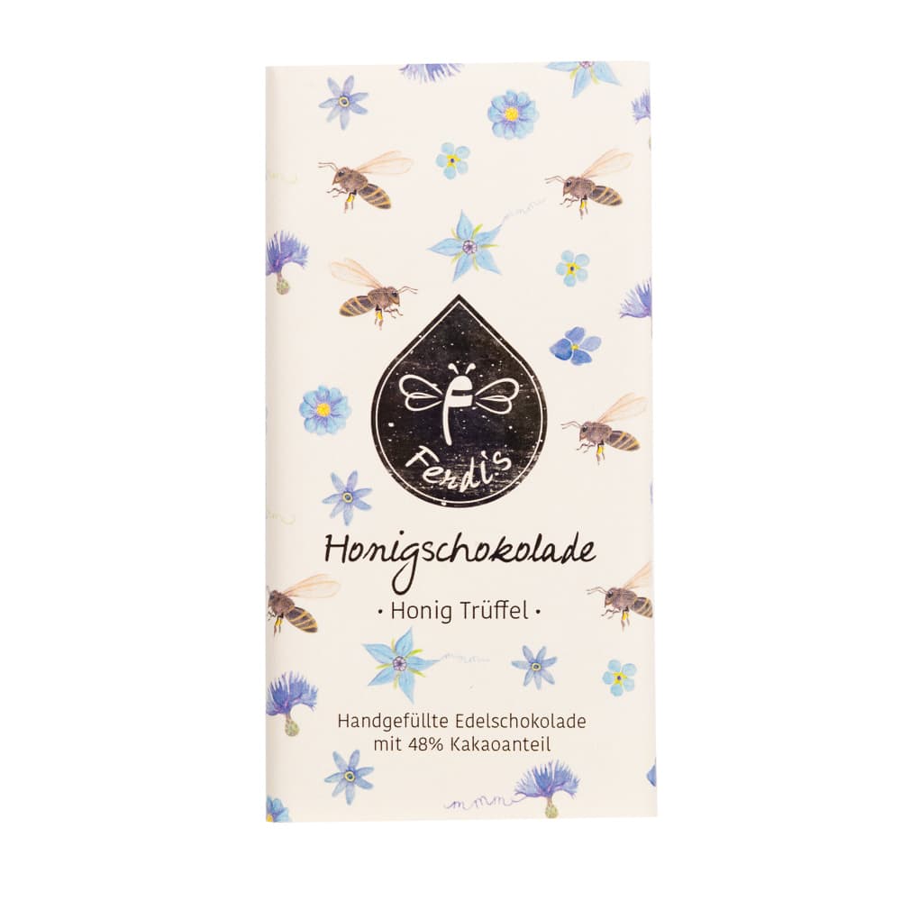 Blütenhonig Trüffel Schokolade 48% 70g von Ferdi’s Imkerei
