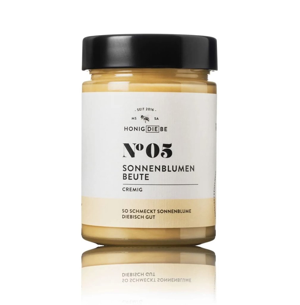 Sonnenblumenbeute No.5 Creme 450g von Die Honigdiebe
