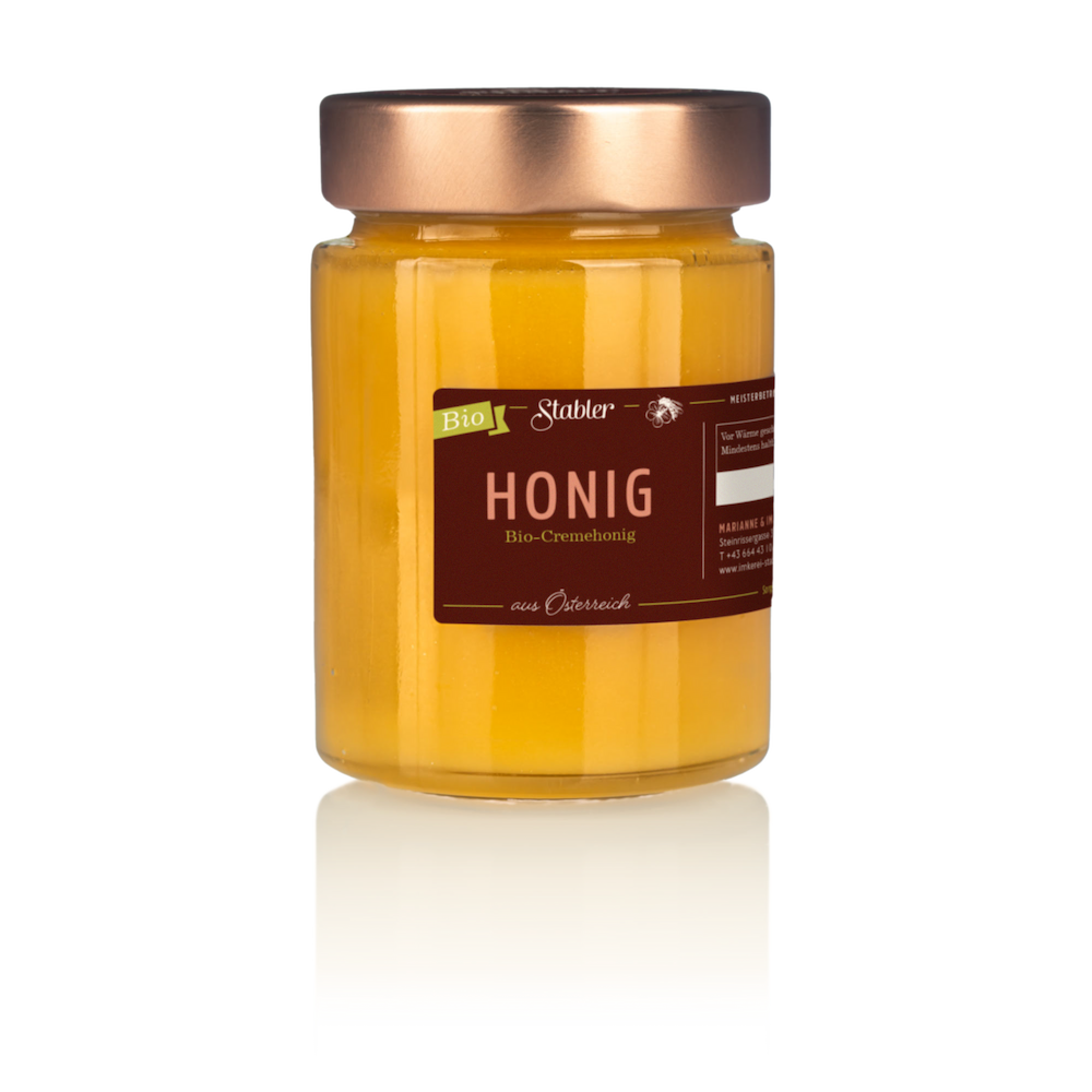 Bio Cremehonig 900g von Bio Imkerei Stabler